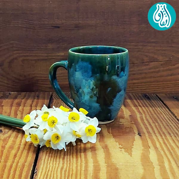 ماگ سفالی لعاب دار