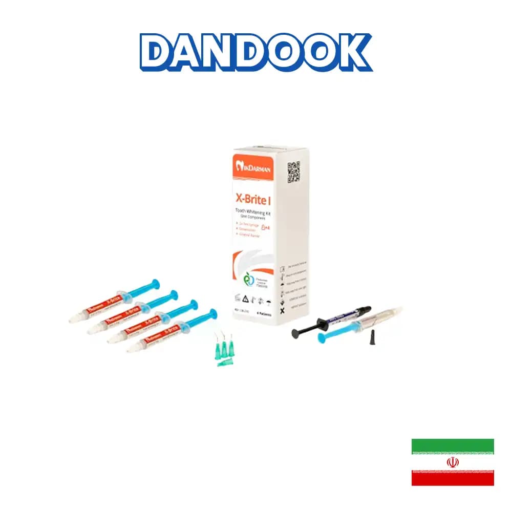 کیت سفیدکننده دندان بلیچینگ آفیس تک جزیی نیک درمان X-Brite Office Bleaching Kit — تصویر ۲