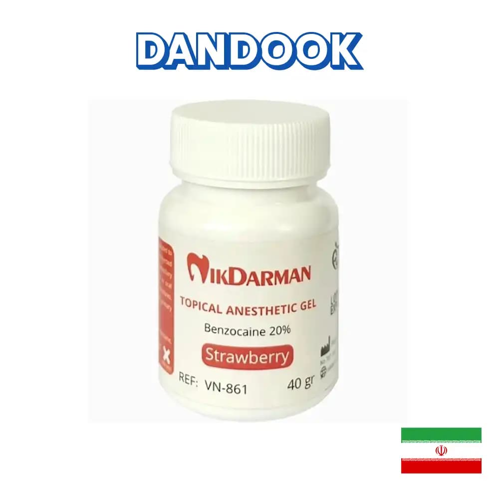 ژل بیحسی نیک درمان Topical Anesthetic Gel — تصویر ۲