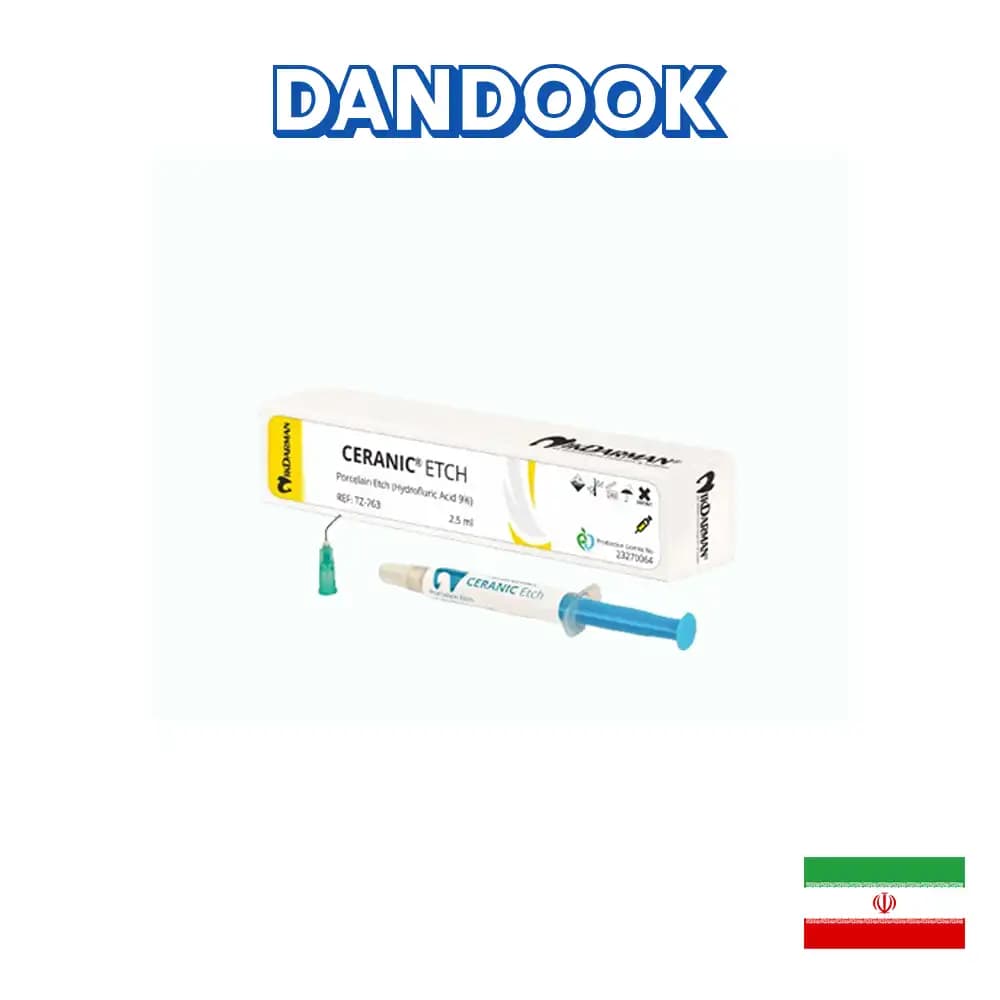 ژل اسید اچ پرسلن نیک درمان Ceranic Etch — تصویر ۲