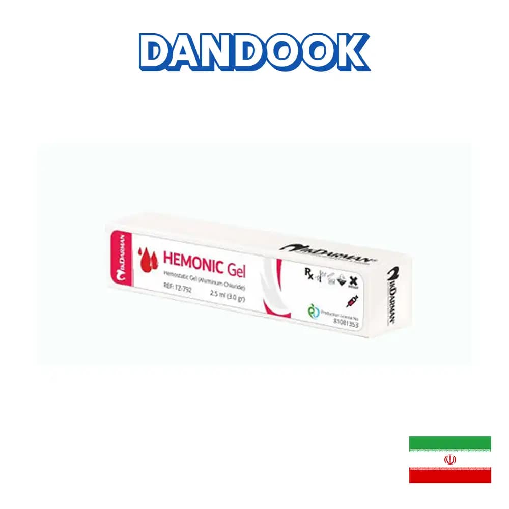 ژل انعقاد خون نیک درمان Hemonic Gel