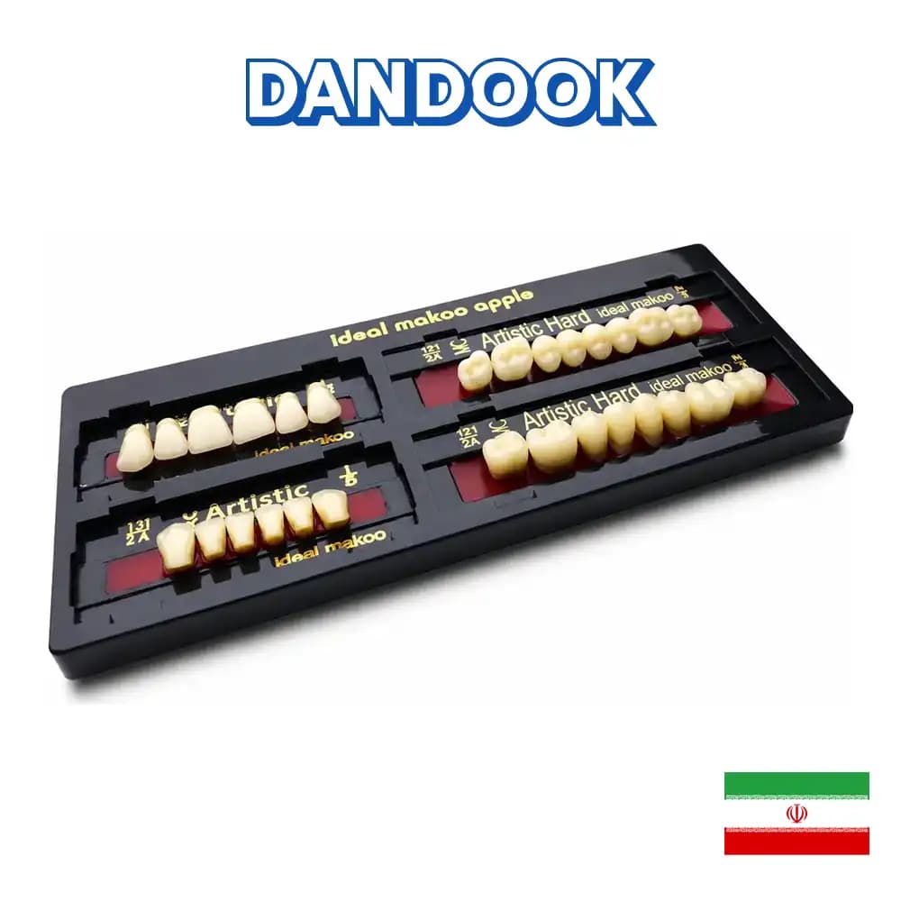 دست دندان مصنوعی اپل ایده‌آل ماکو Artificial Teeth — تصویر ۲