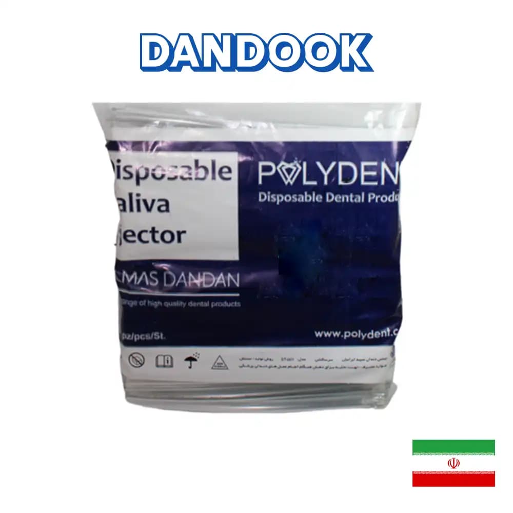 سرساکشن یکبار مصرف پلی دنت Disposable Aspirator Tips