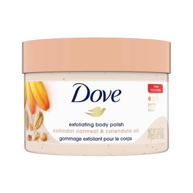 اسکراب لایه بردار بدن داو Dove مدل Colloidal Oatmeal وزن 298 گرم — تصویر ۴