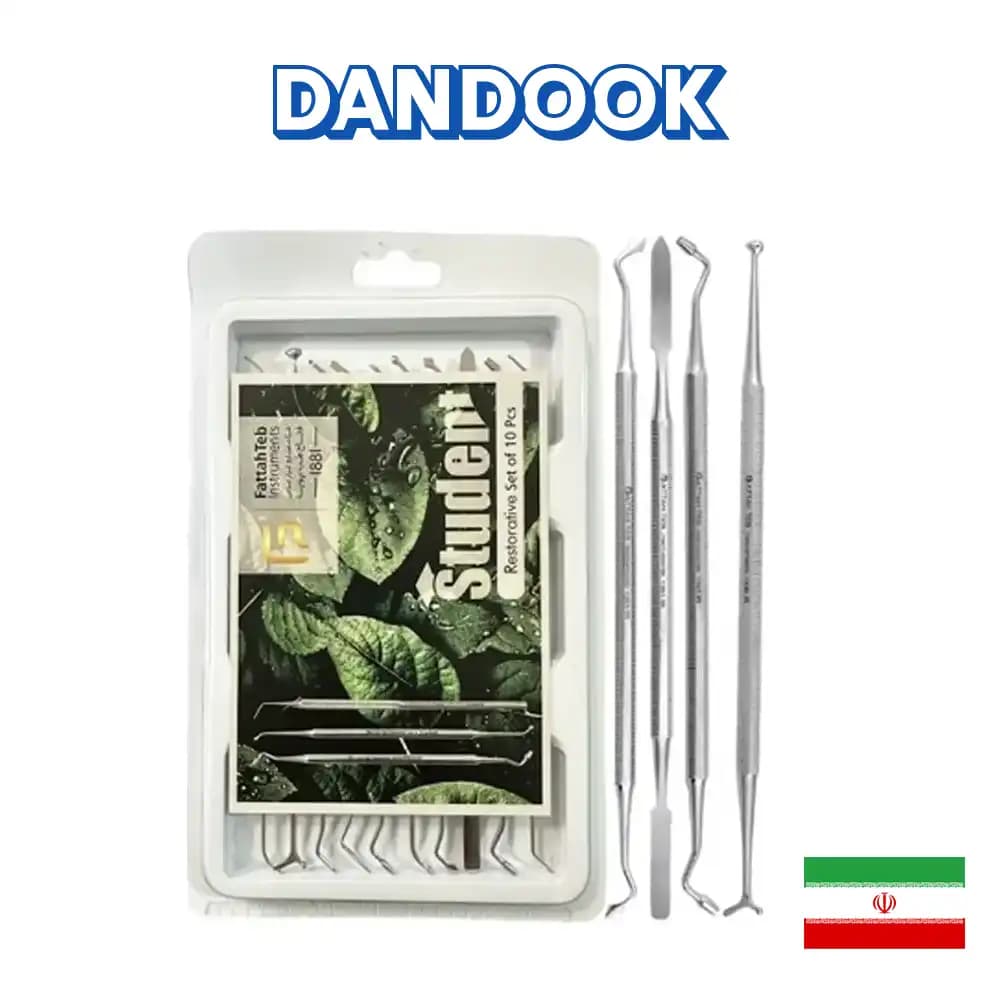 ست ترمیمی دانشجویی ۱۰ عددی فتاح طب مدل ST1300 Student Restorative Set