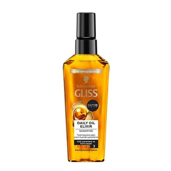 روغن مو آرگان گلیس GLISS مدل Daily Oil Elixir حجم 75 میلی لیتر — تصویر ۲