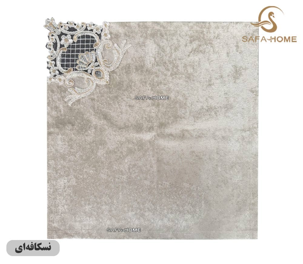 دستمال سفره مخمل مدل سلطنتی — تصویر ۳