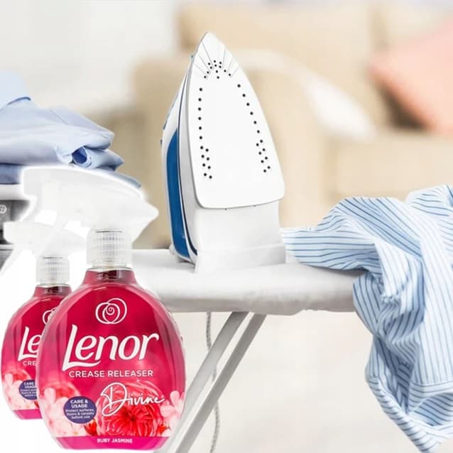 اسپری ضد چروک و خوشبو کننده لباس لنور Lenor مدل Ruby Jasmine حجم 500میلی لیتر — تصویر ۴
