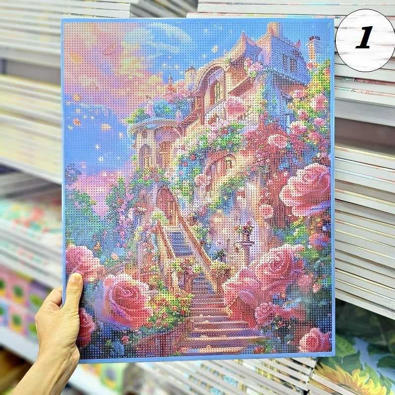 بوم نقاشی الماسی 50*40 — تصویر ۲