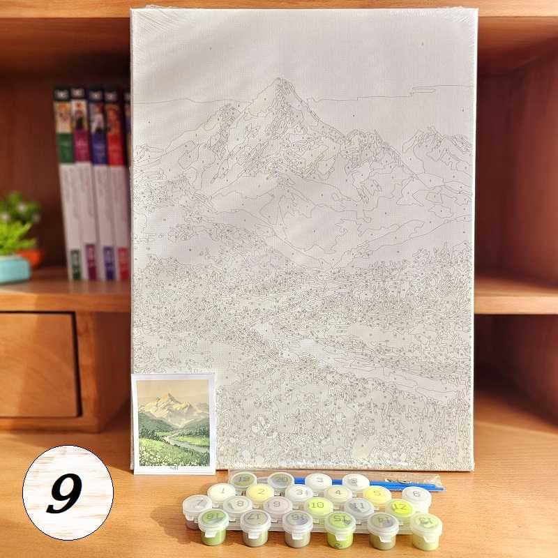 بوم نقاشی شماره دار 40*30 جدید — تصویر ۹