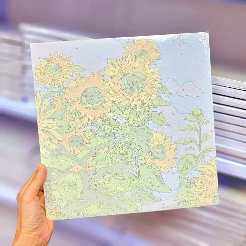 بوم رنگ آمیزی با اعداد سایز 30*30