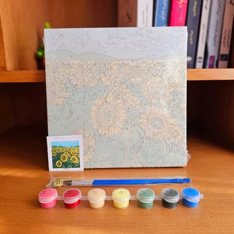 بوم رنگ آمیزی شماره دار 20*20 — تصویر ۹