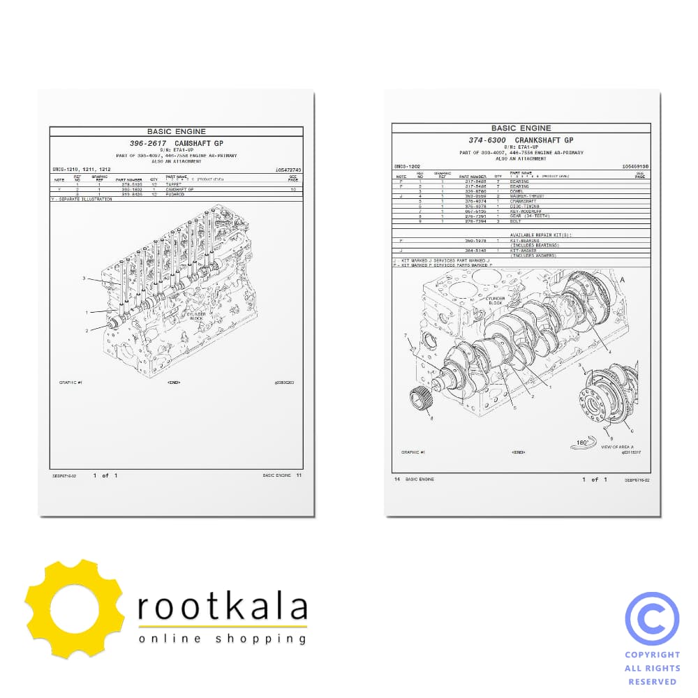 فایل PDF کتاب قطعات لودر کاترپیلار 950GC — تصویر ۲