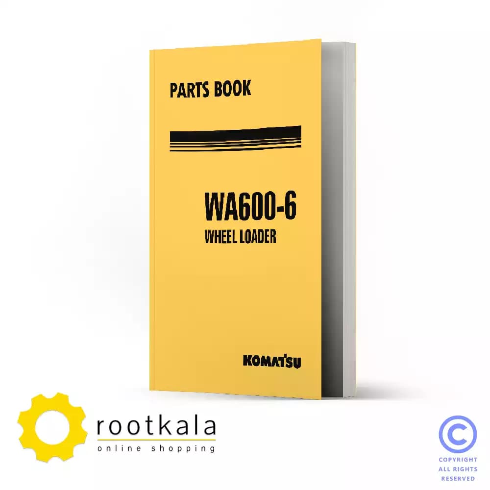 فایل PDF قطعات لودر کوماتسو WA600-6 — تصویر ۳
