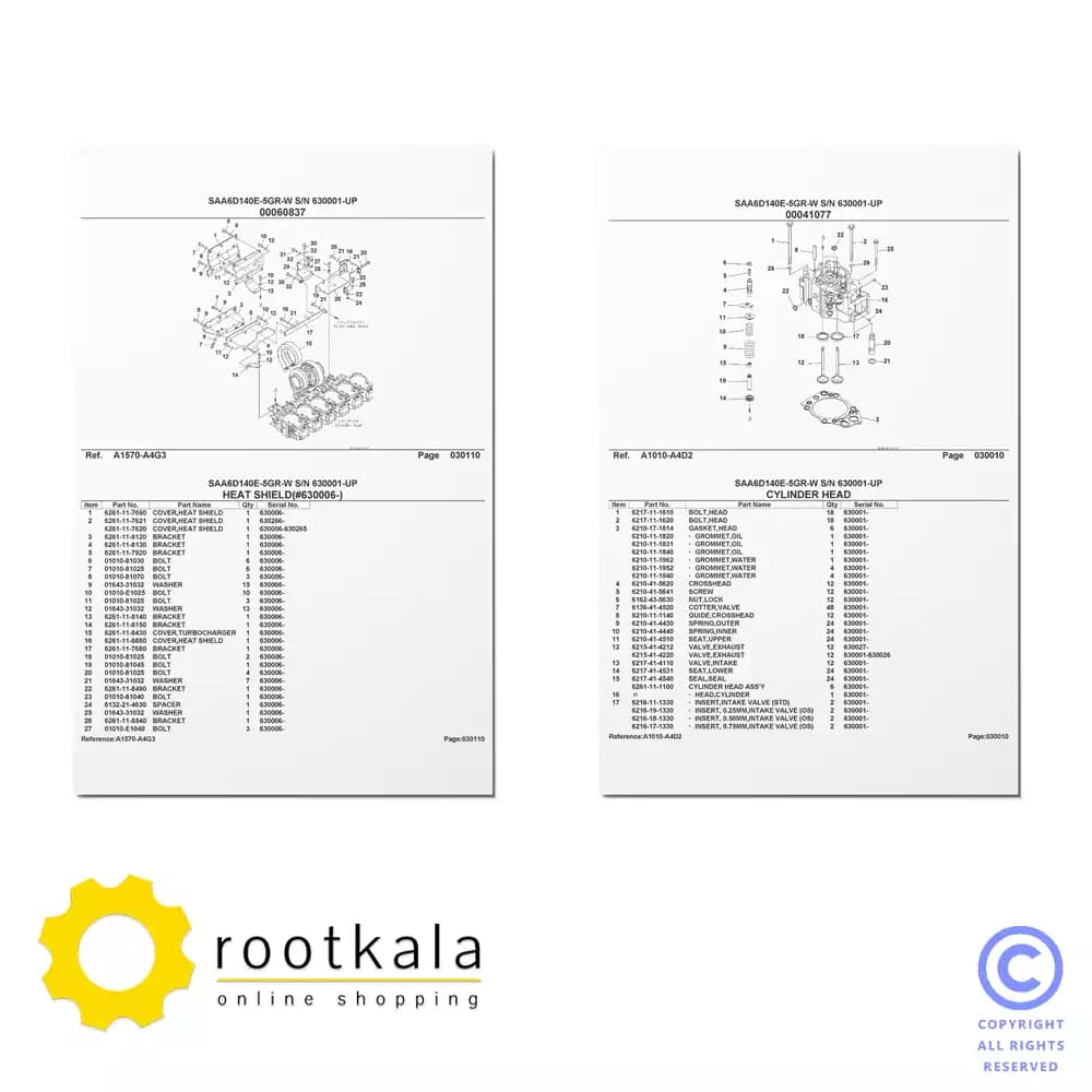 فایل PDF قطعات بلدوزر کوماتسو D155A-6 — تصویر ۲