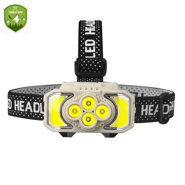 چراغ پیشانی COB+4 LED مدل HX-815
