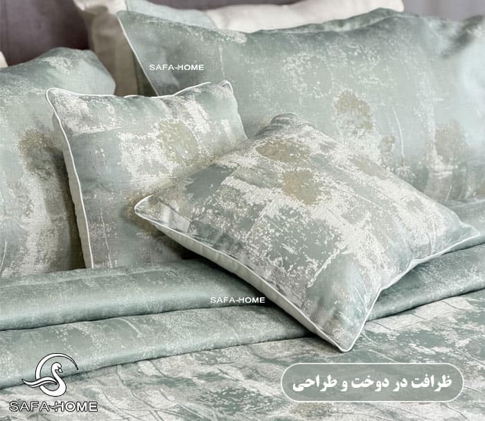 سرویس روتختی مدل دیبا 8 تکه سبز — تصویر ۹