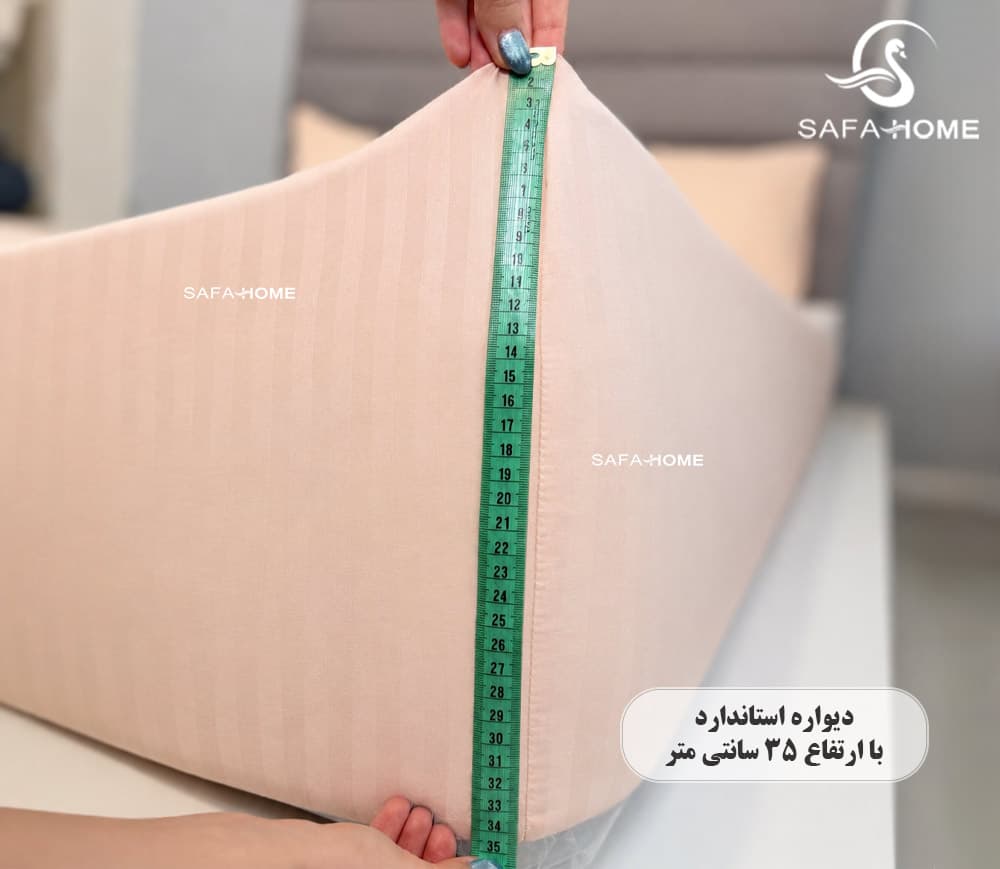 ملحفه تشک و بالش کش‌دوز هتلی 160×200 پارچه ترک — تصویر ۸