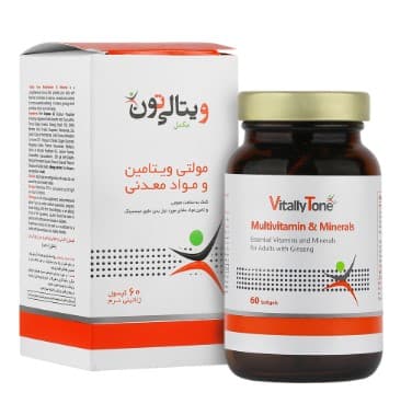 سافت ژل مولتی ویتامین و مینرال ویتالی تون 60 عددی — تصویر ۷