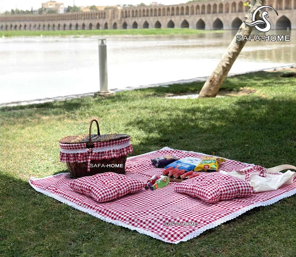 ست پیکنیک 5 تکه چهارخونه — تصویر ۲