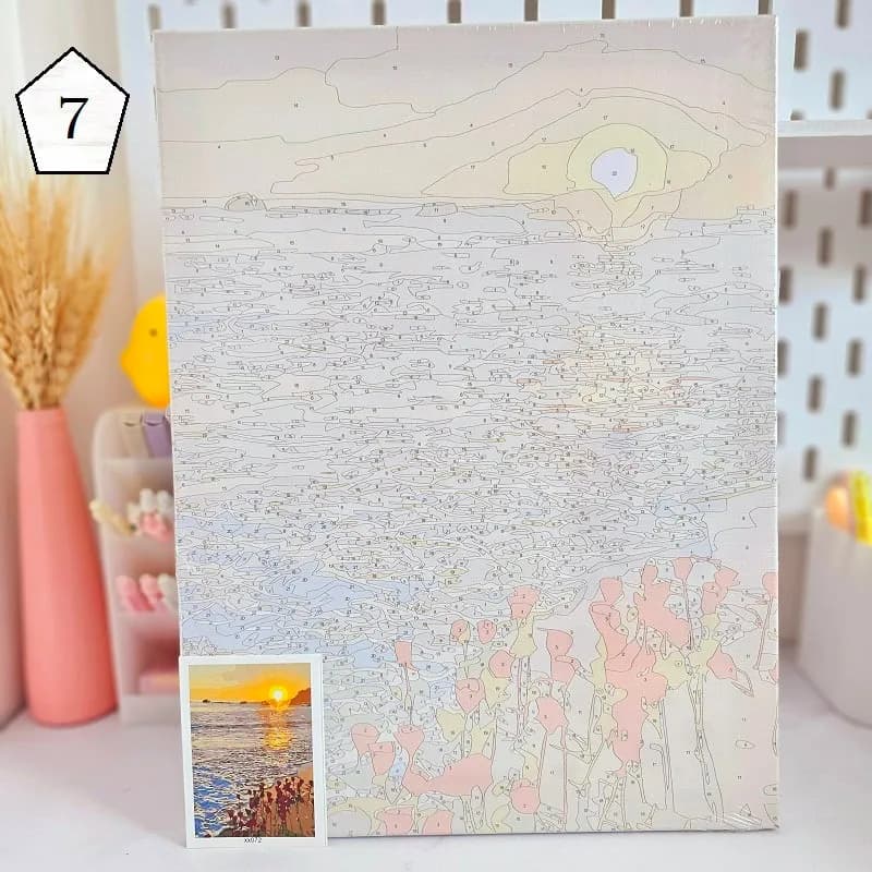 بوم رنگ آمیزی شماره دار 40*30 — تصویر ۸
