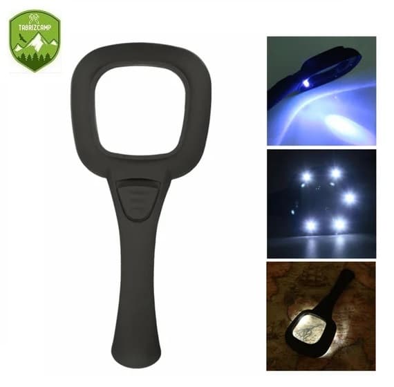 ذره بین دستی چراغدار+ TH-600558 UV — تصویر ۶