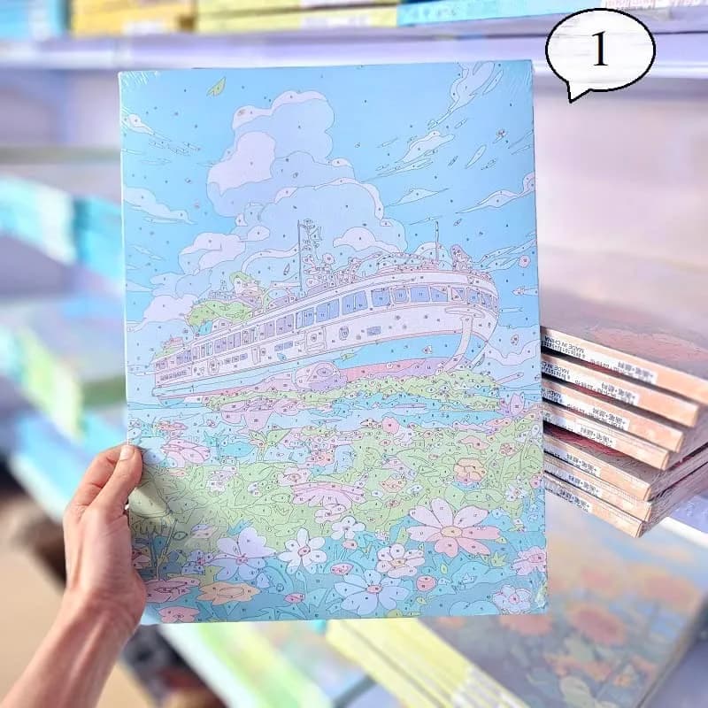 بوم رنگ آمیزی با اعداد 30*40 — تصویر ۱۰
