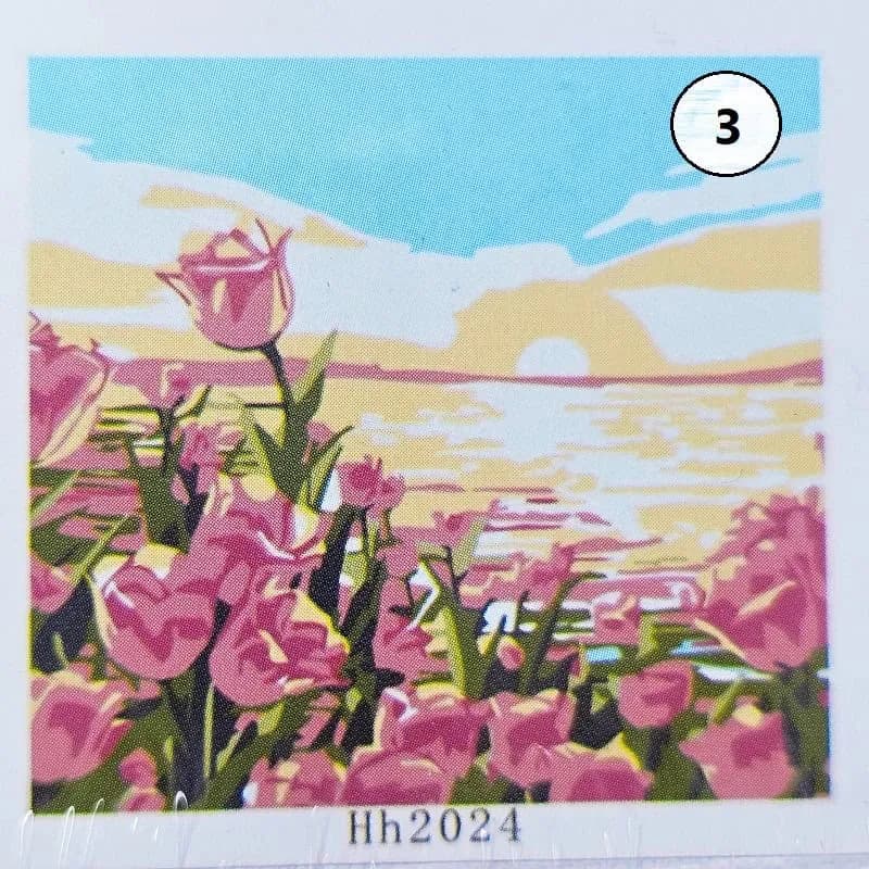 بوم رنگ آمیزی با اعداد سایز 20*20 — تصویر ۱۲