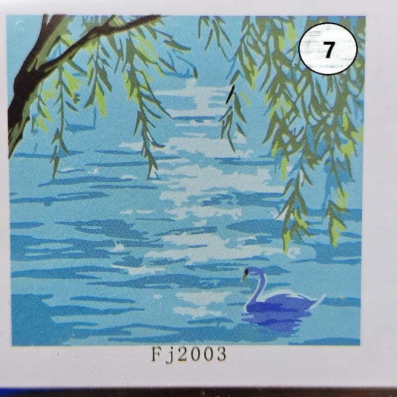 بوم رنگ آمیزی با اعداد سایز 20*20 — تصویر ۸