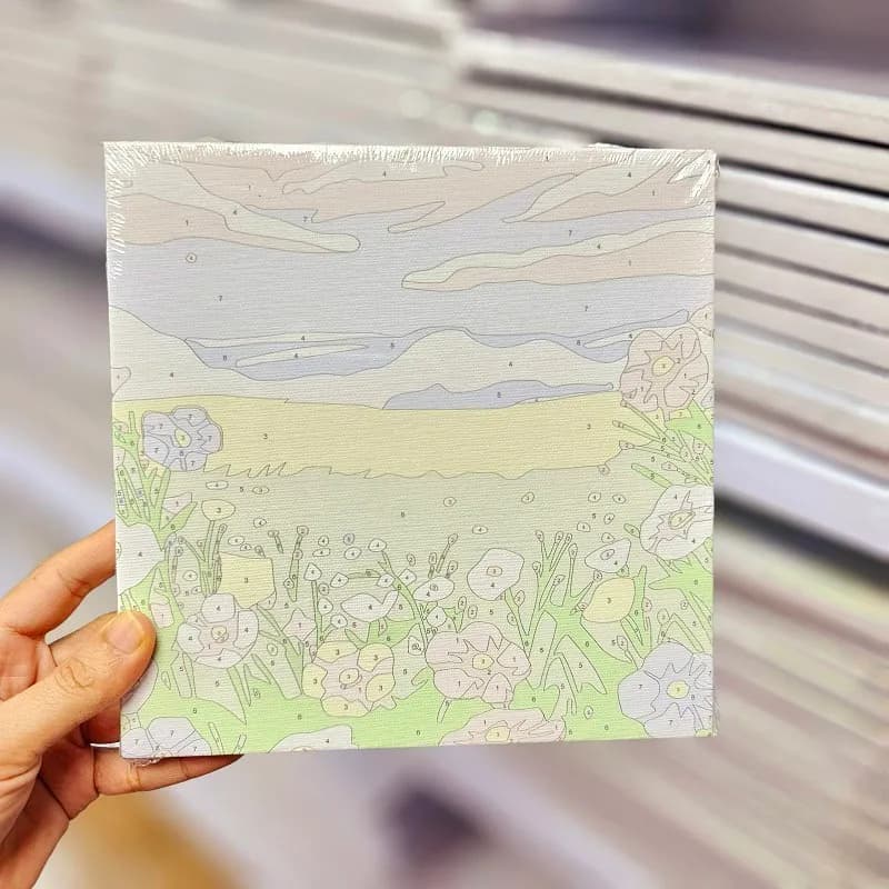بوم رنگ آمیزی با اعداد سایز 20*20