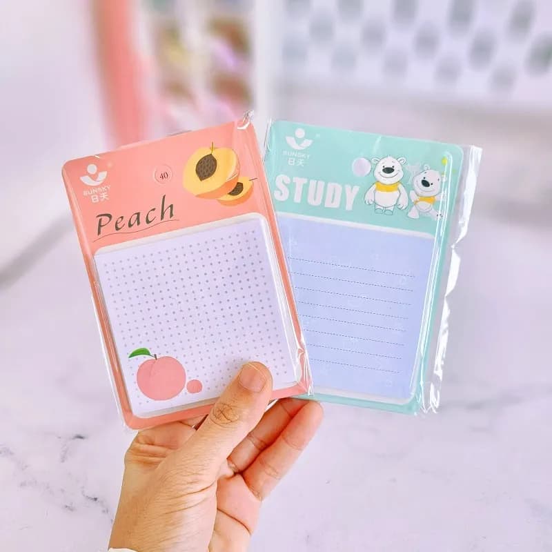 برگ یادداشت چسبی طرح دار