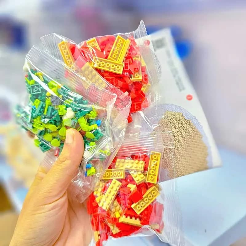 لگو طرح گل رز سایز بزرگ — تصویر ۴