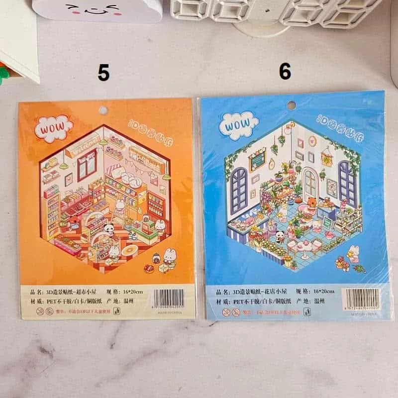 استیکر 3 بعدی طرح حیوانات — تصویر ۱۰