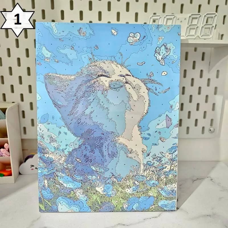 بوم رنگ آمیزی با اعداد 30*40 سری جدید — تصویر ۱۰