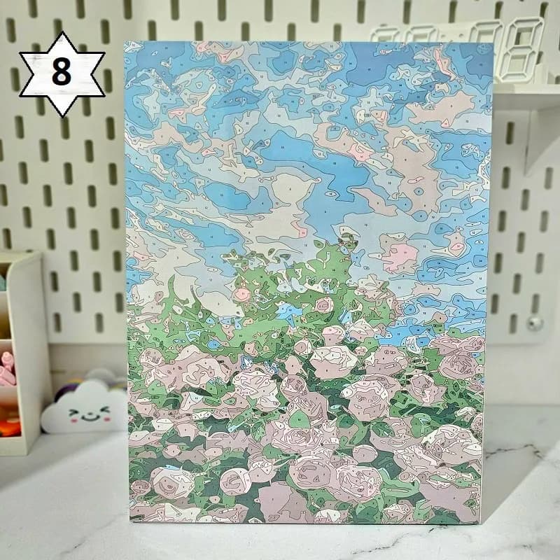 بوم رنگ آمیزی با اعداد 30*40 سری جدید — تصویر ۸