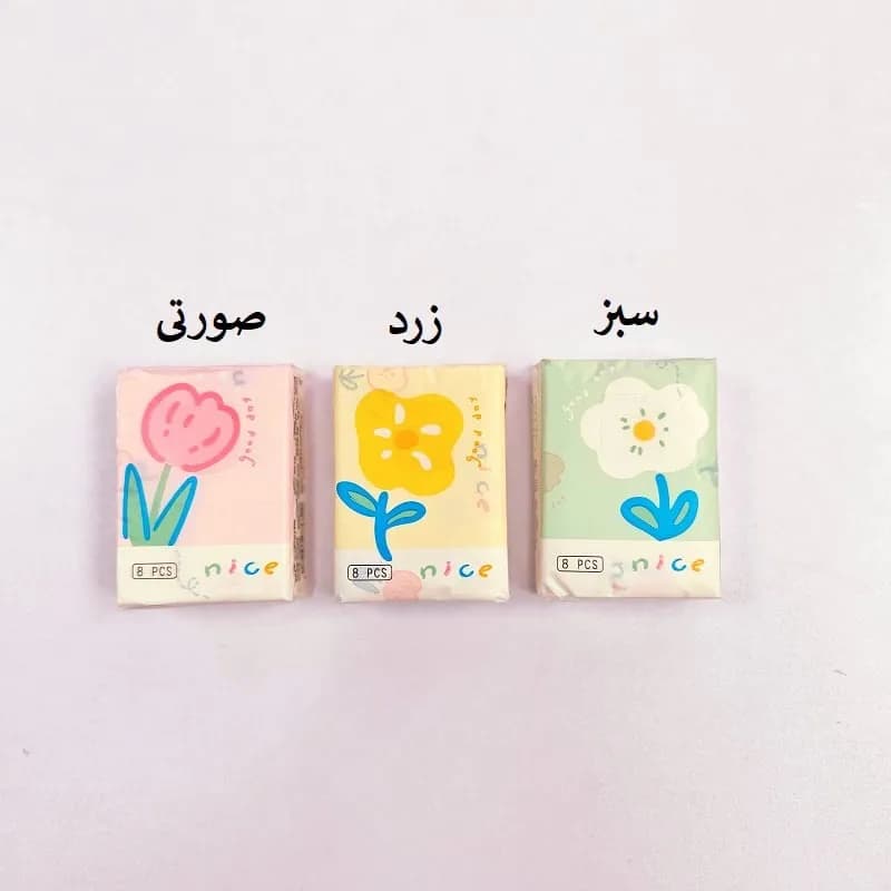 دستمال کاغذی جیبی طرح گل — تصویر ۳
