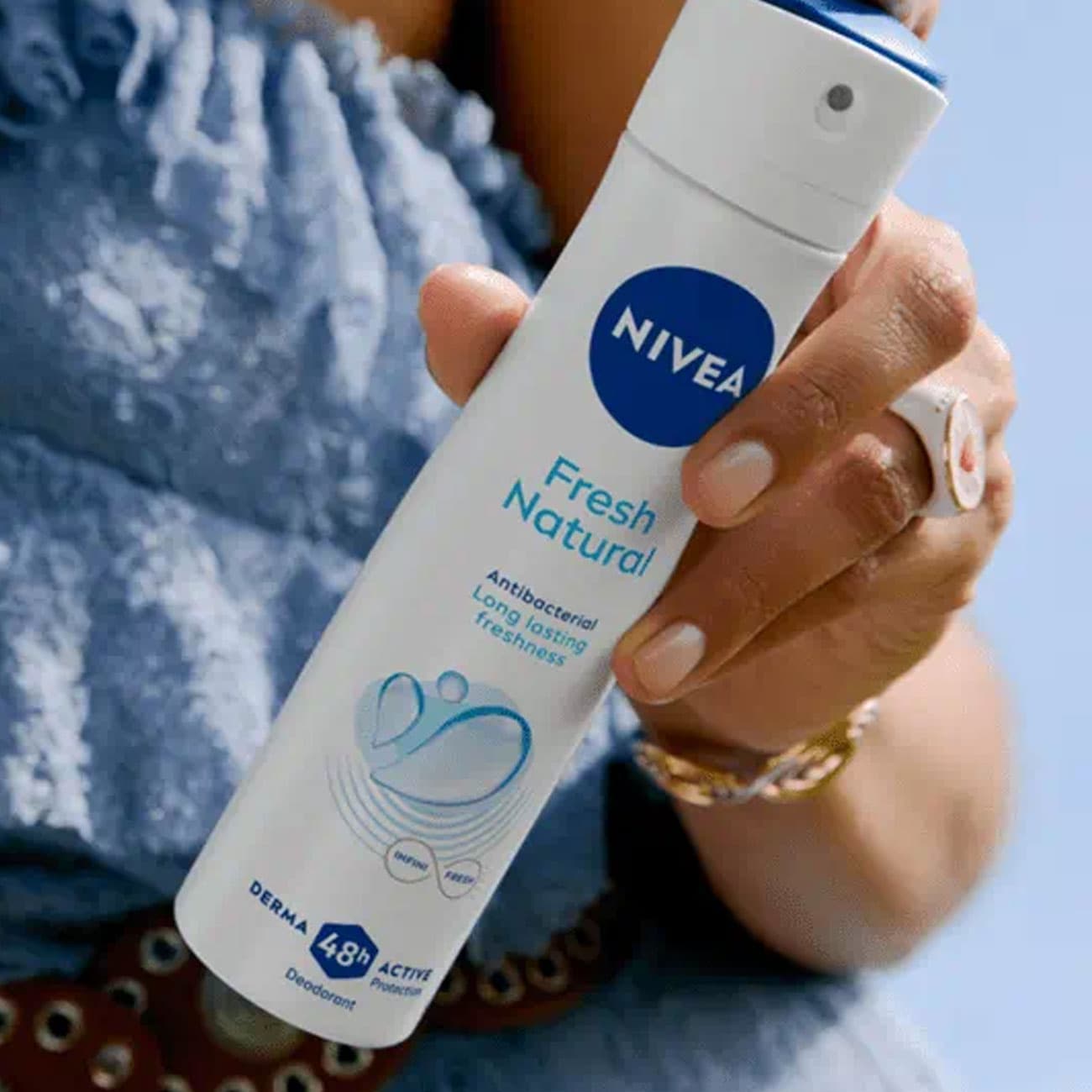 اسپری بدن مردانه نيوا- NIVEA مدل Fresh Active با حجم 150ml — تصویر ۵