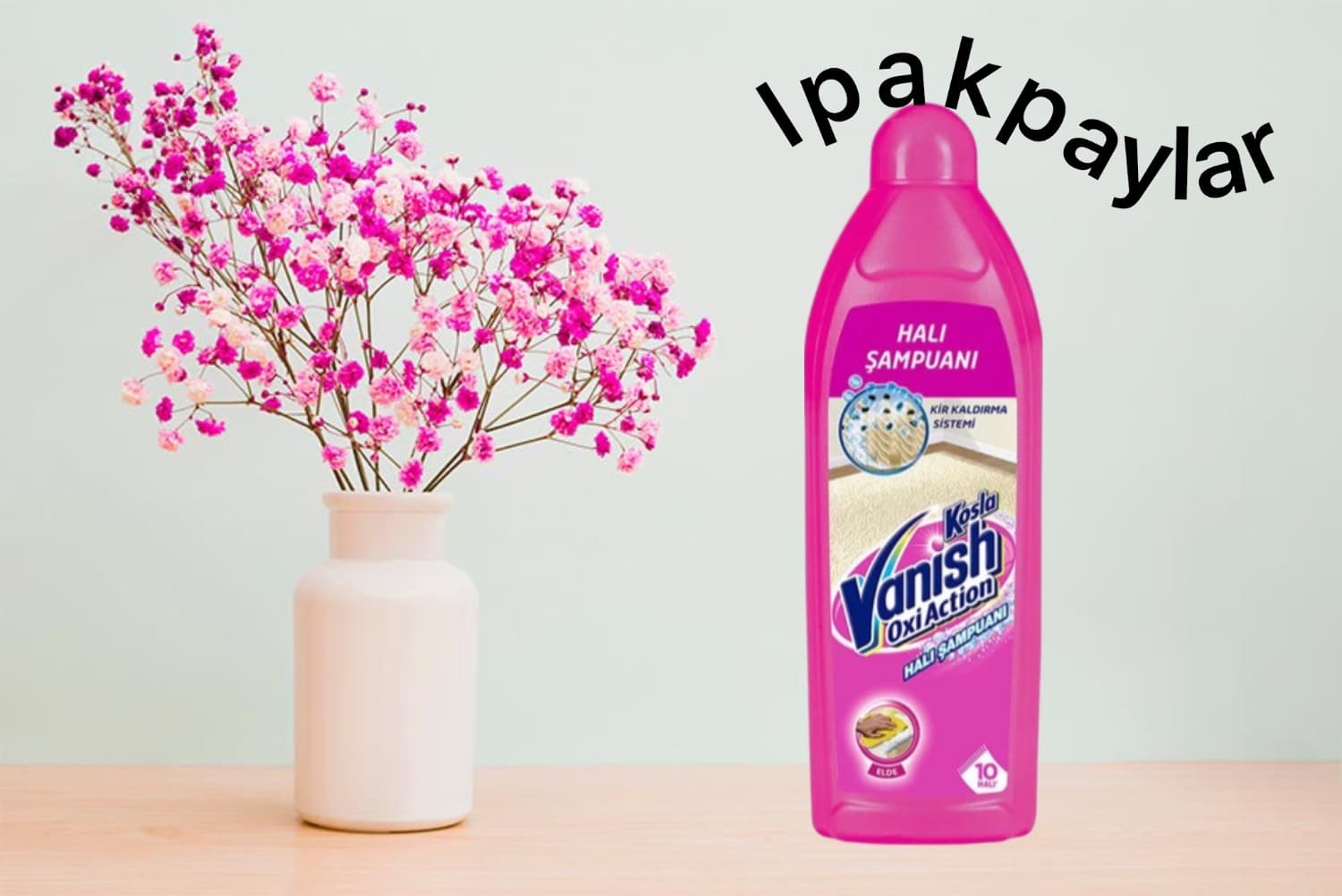 شامپو فرش ونیش مدل گلد (Vanish) حجم (850ml) — تصویر ۳