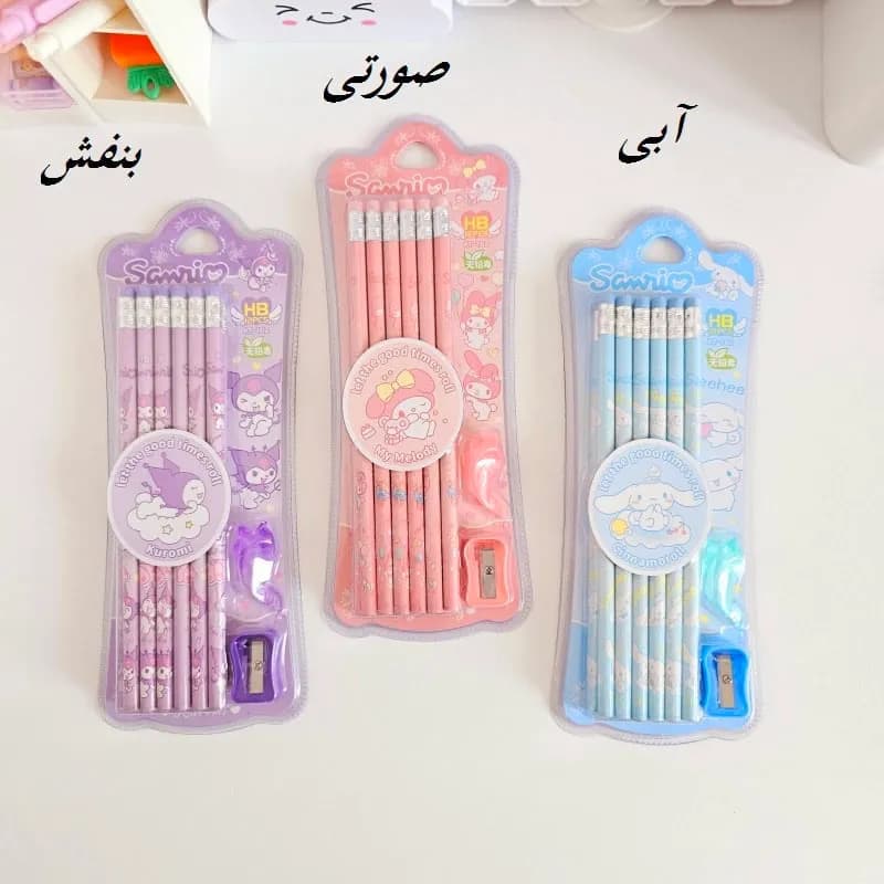 بسته 12 عددی مداد پاکن دار کرومی — تصویر ۴