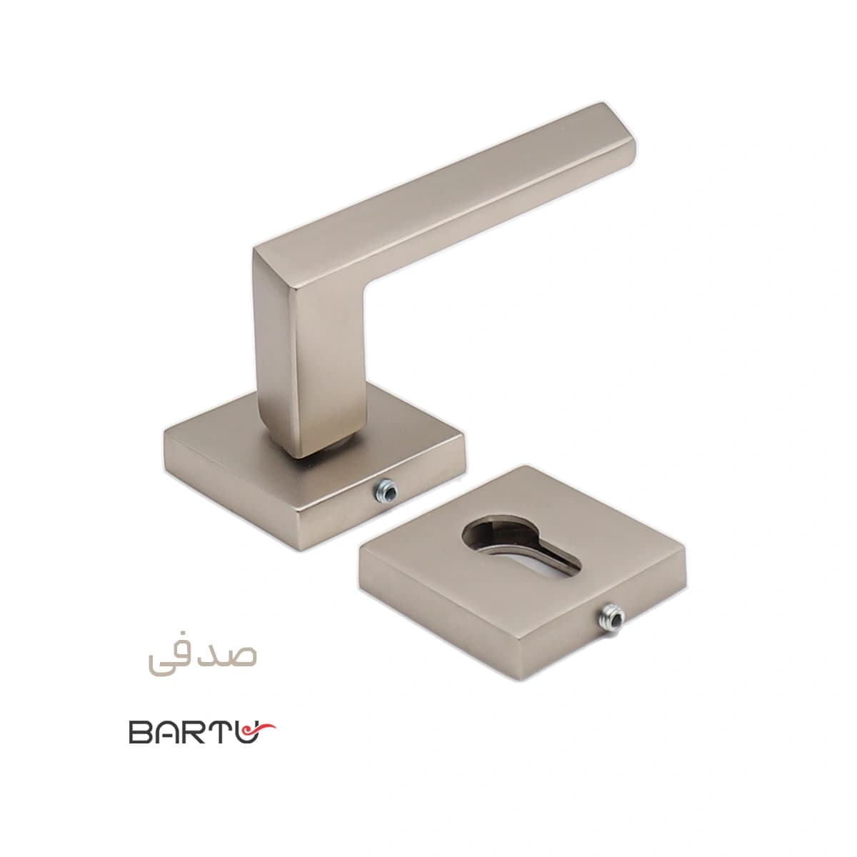 دستگیره درب رزت سوئیچی آیلین کد 59000 – رزت مربع — تصویر ۳