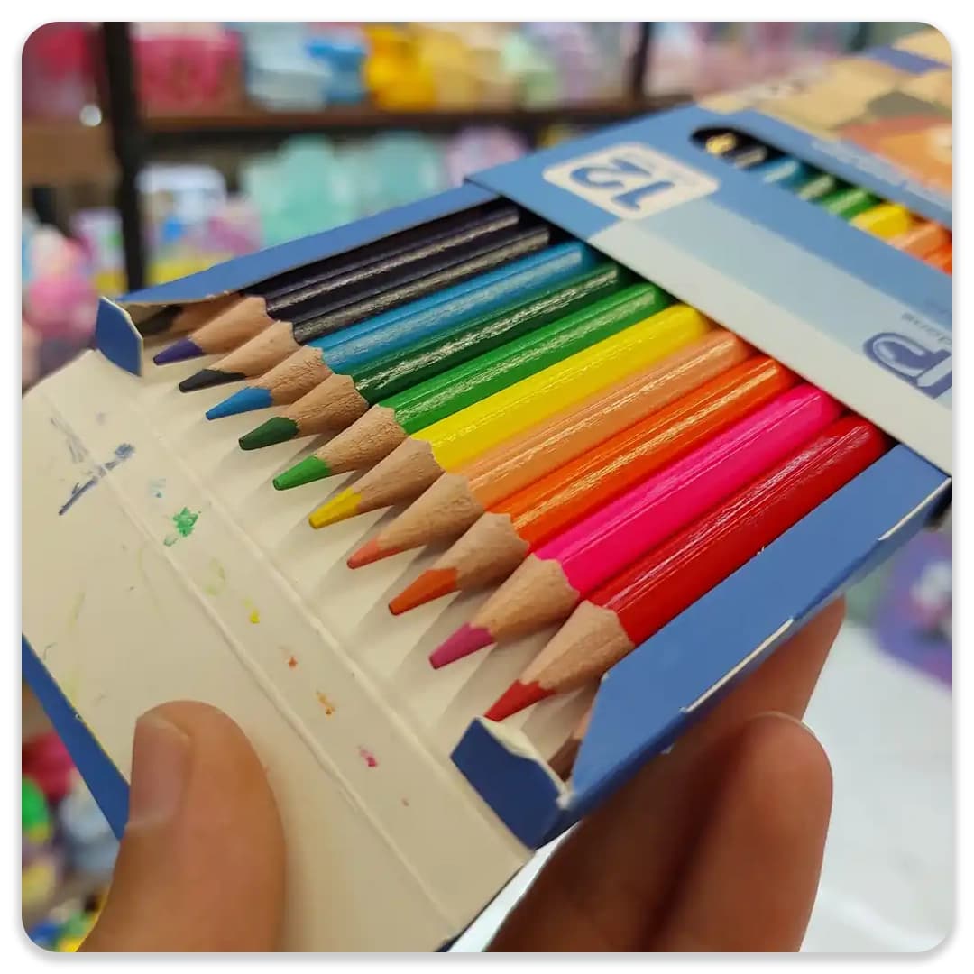 مداد رنگی 12 رنگ کرومی — تصویر ۹