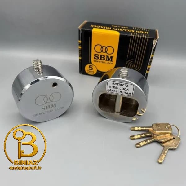 قفل پشت بسته SBM سایز 80 — تصویر ۵