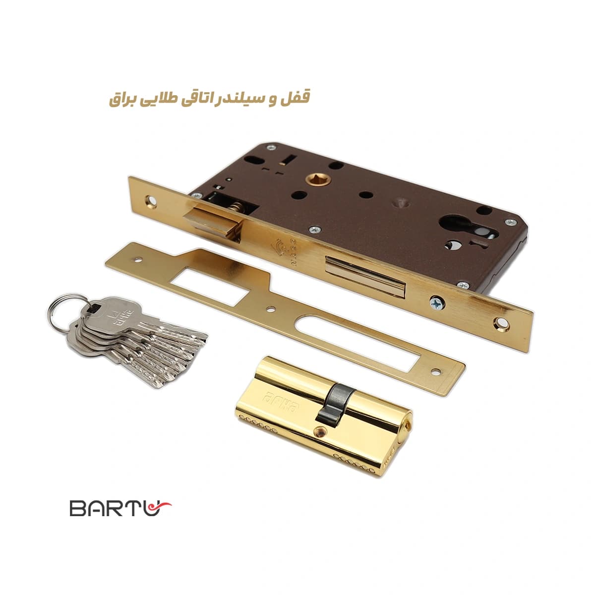 مجموعه قفل و سیلندر اتاقی لوکس — تصویر ۲