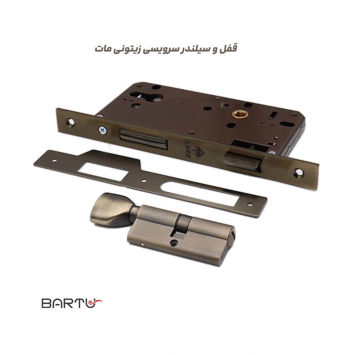 مجموعه قفل و سیلندر سرویس و حمام لوکس — تصویر ۷