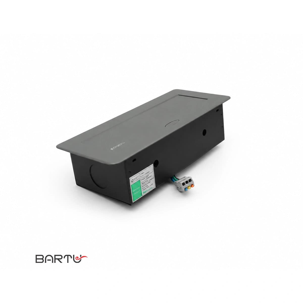 پریز توکار پاپ آپ 2G پلاتین کد 1075 — تصویر ۲