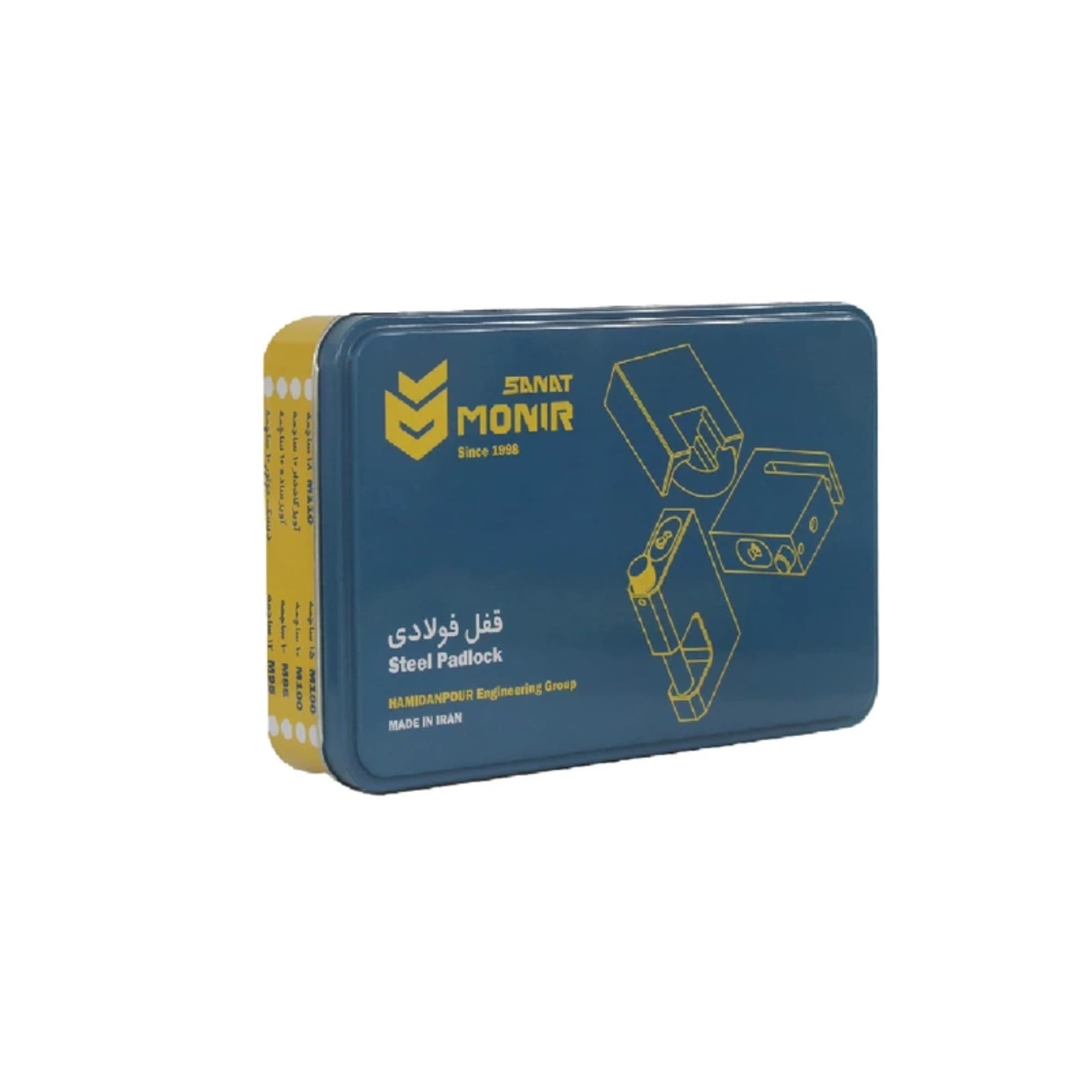 قفل آویز گارددار منیر صنعت — تصویر ۱۱