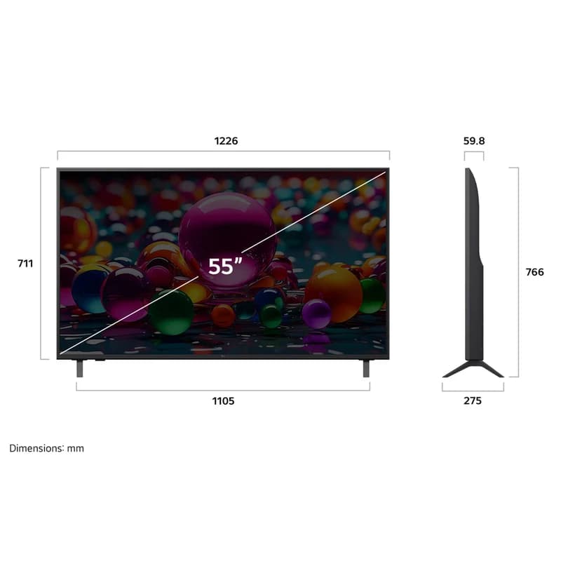 تلویزیون هوشمند 65 اینچ ال جی مدل 65UA8500 — تصویر ۶