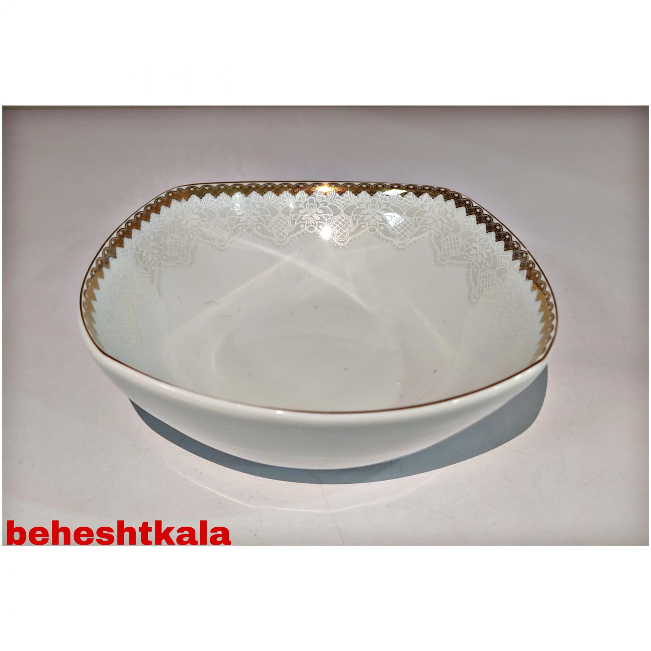 پیاله ماست چینی لورین طرح سارینا سایز ۱۳