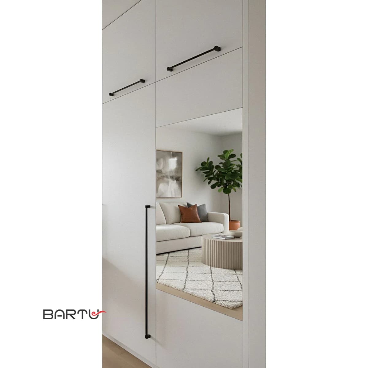 دستگیره کمد و کابینت مولکول کد 1100 — تصویر ۶