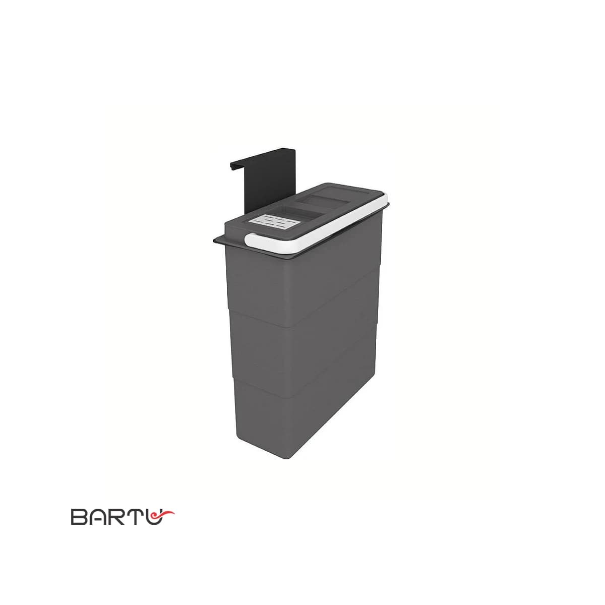 سطل زباله آویز کابینتی پلاتین کد 3691